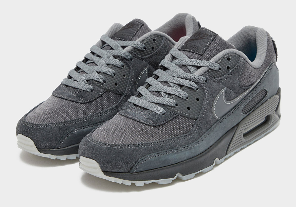 Nike Air Max 90 Velcro Heel Dark Grey 1