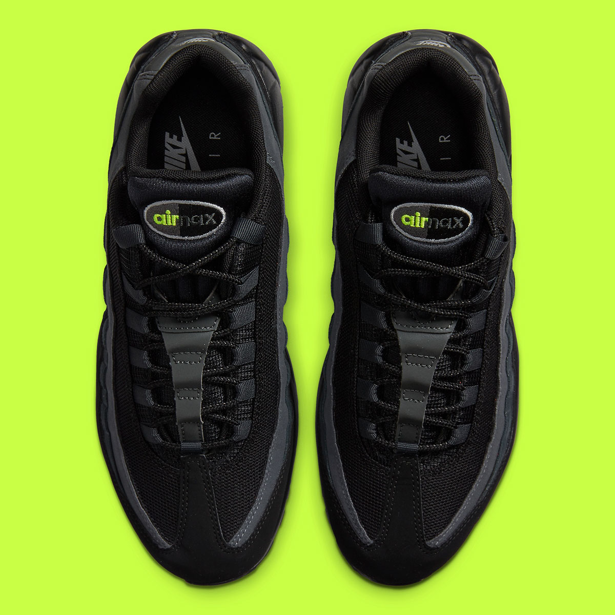 Nike Air Max 95 Black Volt Retro Logo Cv1635 002 4