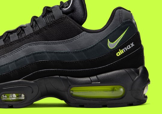 Nike Air Max 95 “Retro Logo” In Black/Volt Returns Holiday 2024