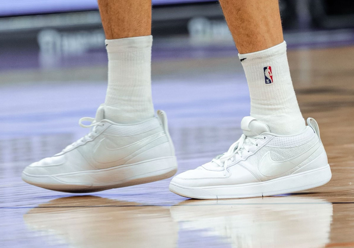 Devin Booker Wears All-White Nike Book 1 “Narcos” PE