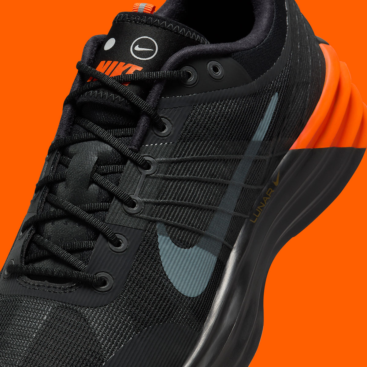 Nike Lunar Roam Black Safety Orange Hj8999 001 3