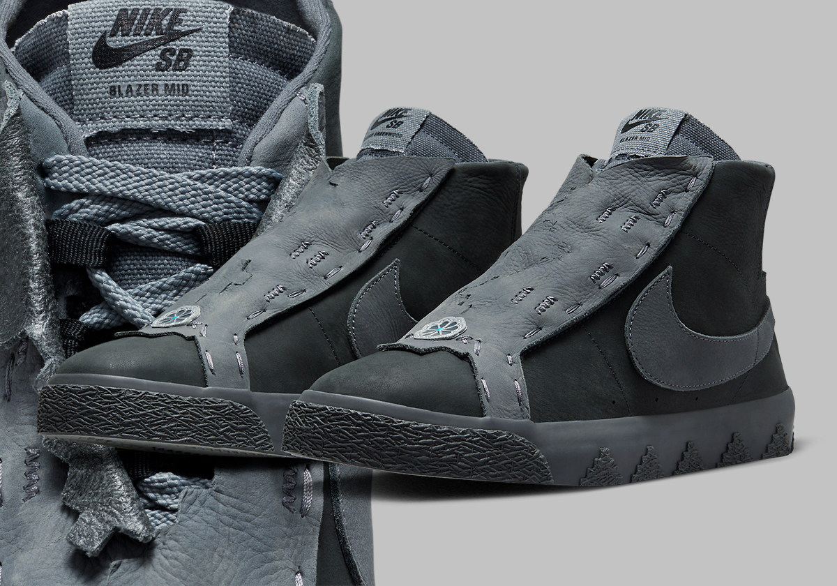 Di’orr Greenwood’s Signature Art Motifs Make Its Way Onto A Recrafted Nike SB Blazer Mid