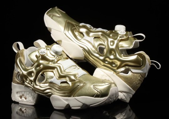 Reebok Instapump Fury 94 “Brass” Covered In Metallics