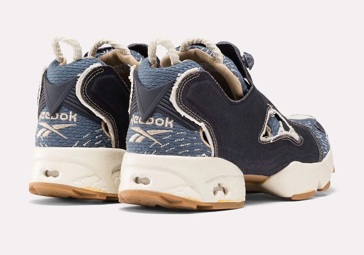 The Reebok Instapump Fury Gets A "Sashiko" Denim Makeover