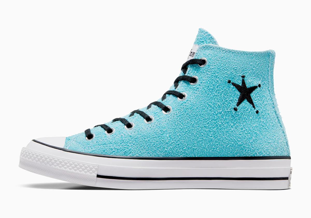 Stussy Converse Chuck 70 Sky Blue A07663c 3