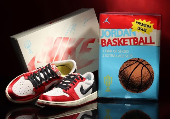 The Trophy Room x Air Jordan 1 Low OG “Rookie Card – Away” Releases Globally On March 21st