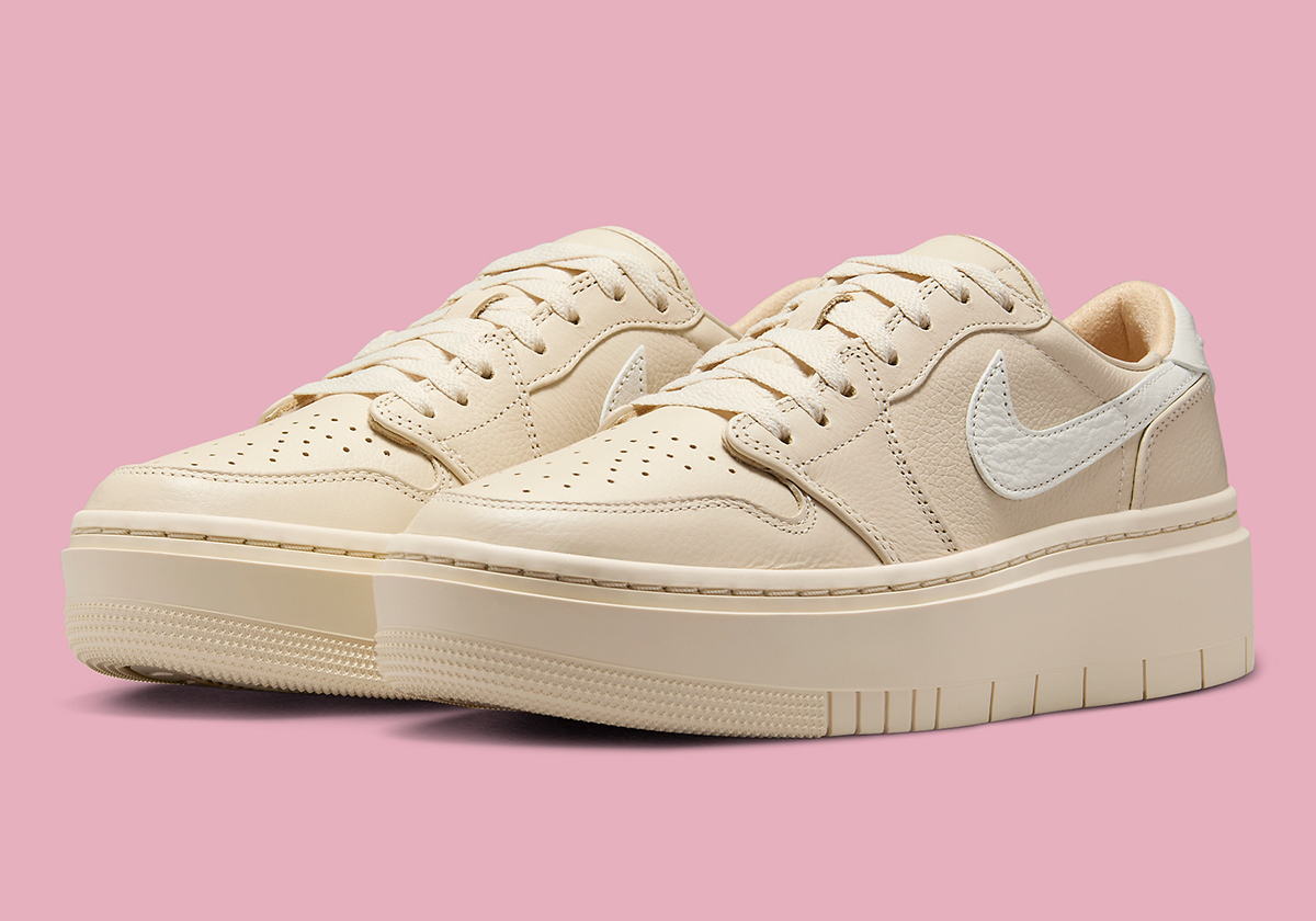 The Platformed Air Jordan 1 Elevate Opts For Earthy "Coconut Milk"