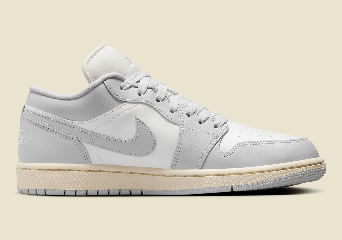 Air Jordan 1 Low Light Grey Sail Dc0774 103 1