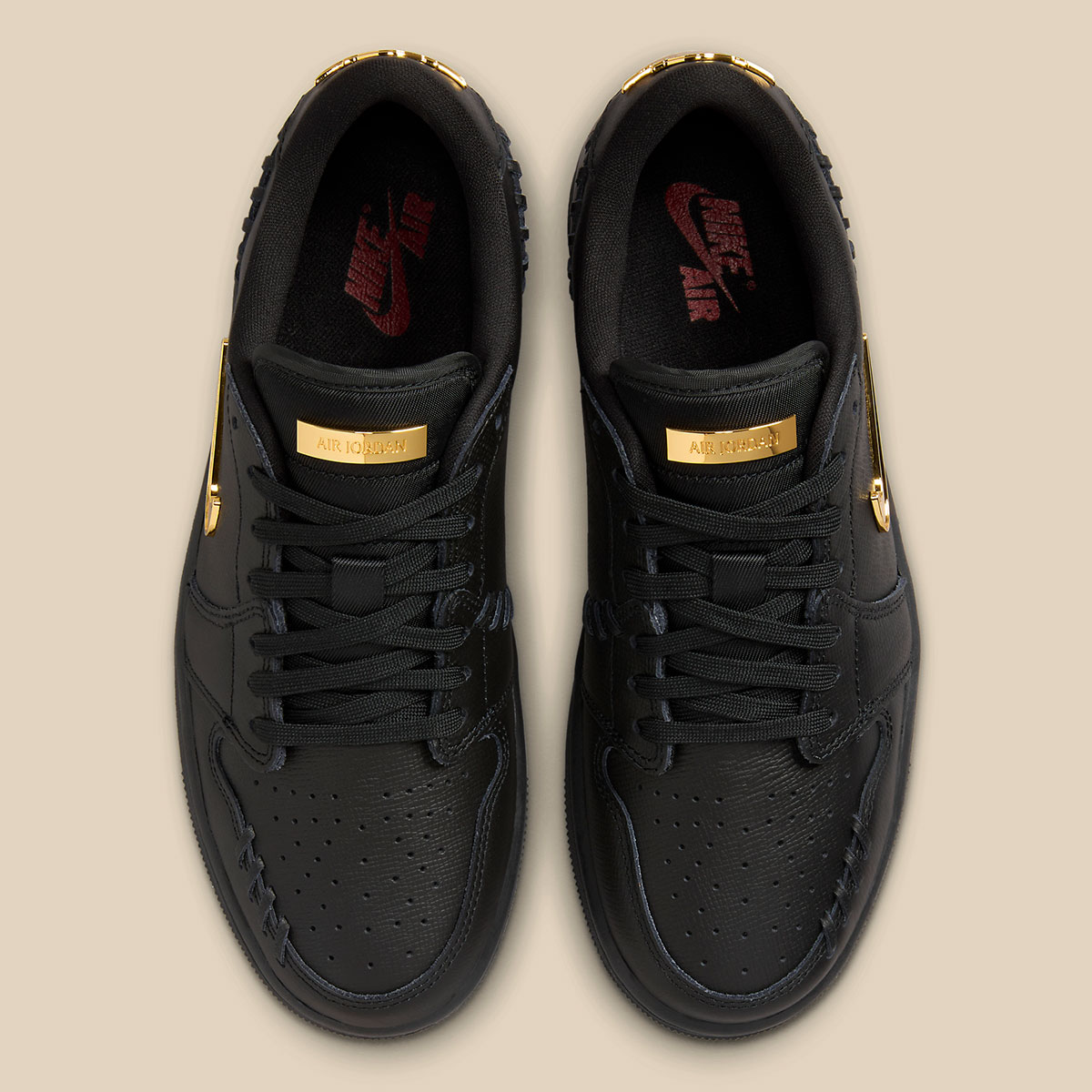 Air Jordan 1 Low Method Of Make Black Gold Fn5032 007 3