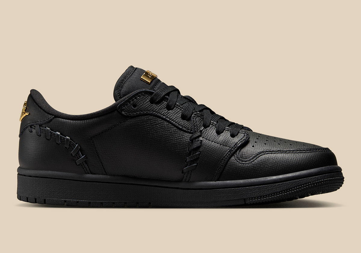 Air Jordan 1 Low Method Of Make Black Gold Fn5032 007 4