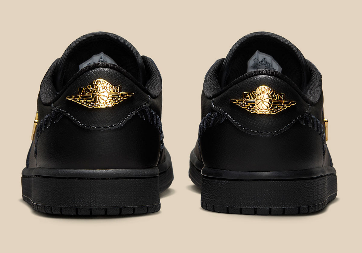 Air Jordan 1 Low Method Of Make Black Gold Fn5032 007 7