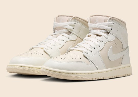 A Creamy Blend Appears On The Air Jordan 1 Mid