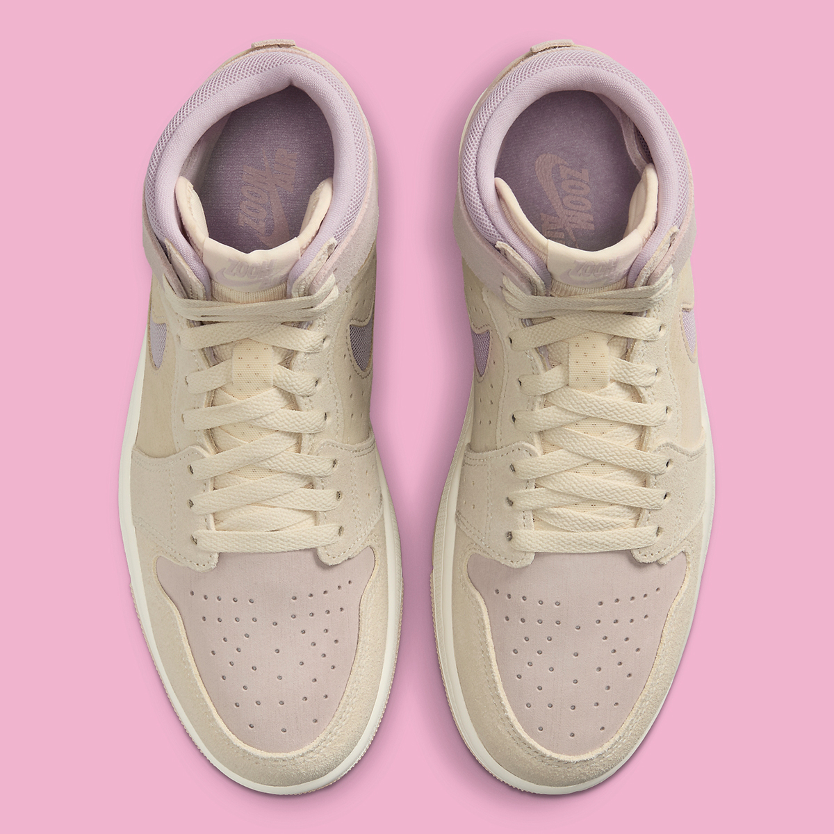 Air Jordan 1 Zoom Cmft 2 Muslin Particle Beige Sail Plum Chalk Dv1305 100 2