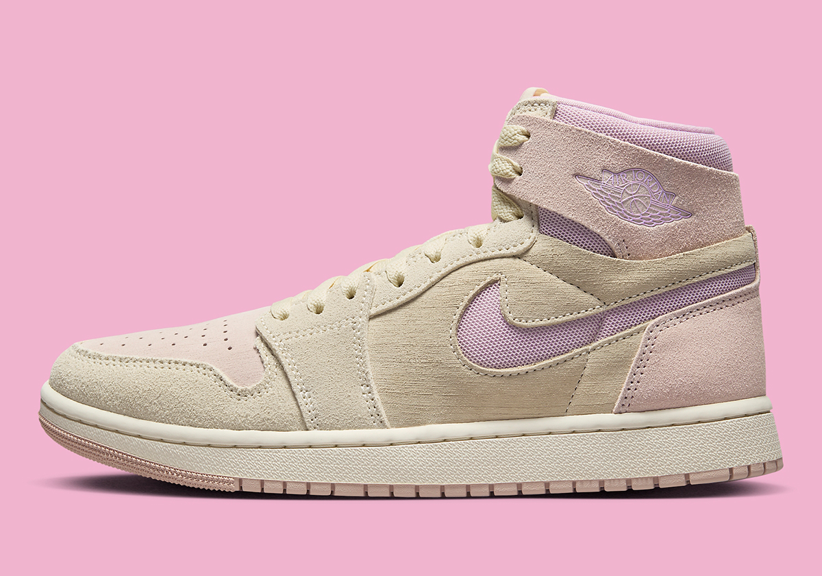 Air Jordan 1 Zoom Cmft 2 Muslin Particle Beige Sail Plum Chalk Dv1305 100 7