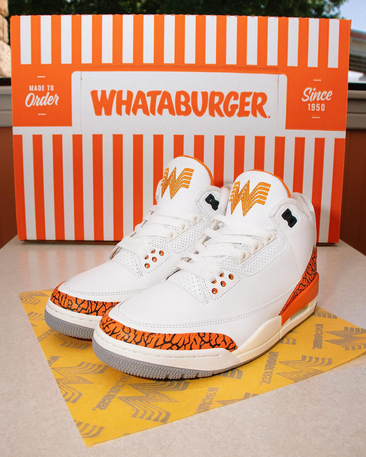 Air Jordan 3 Whataburger Customs 1