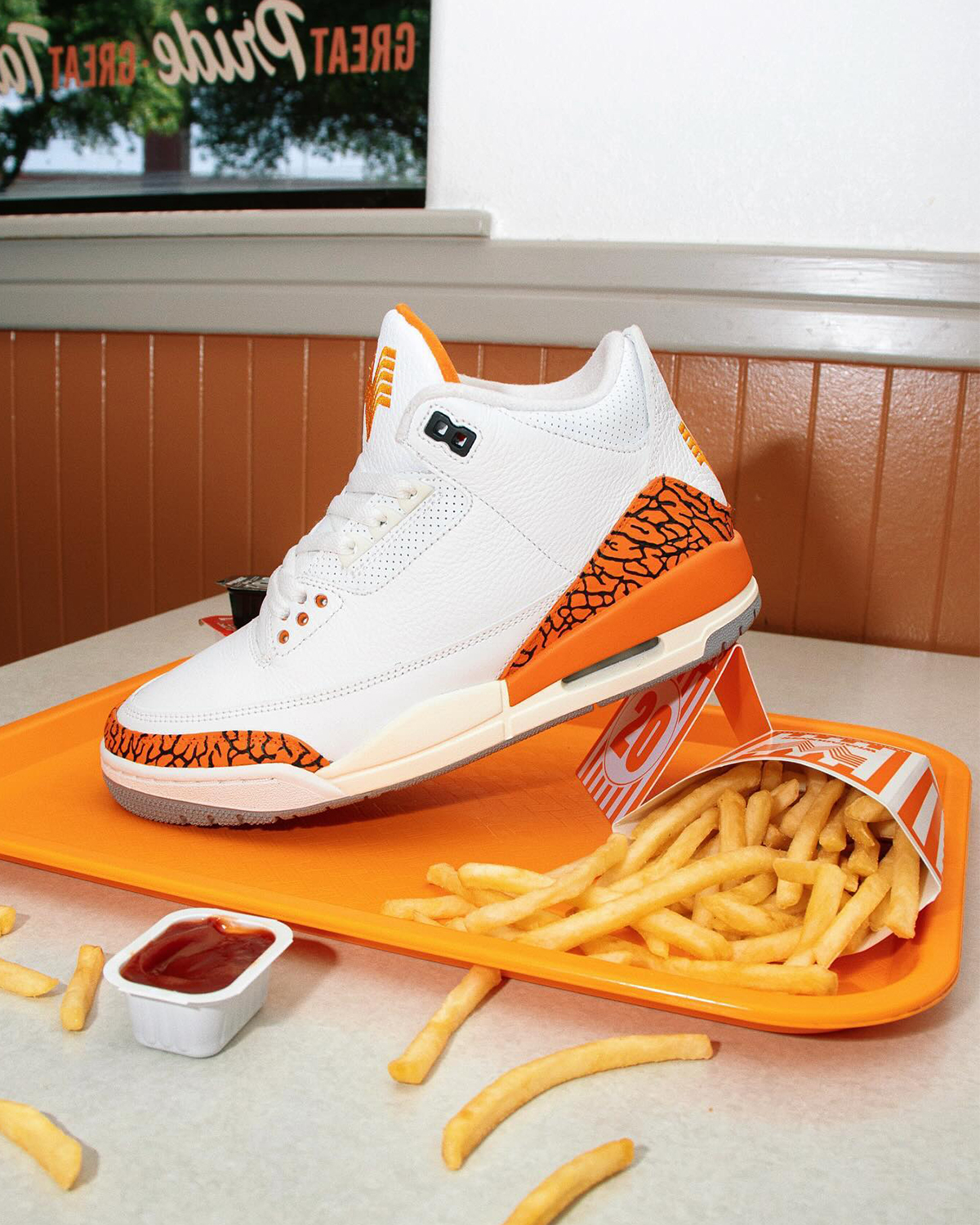 Air Jordan 3 Whataburger Customs 2