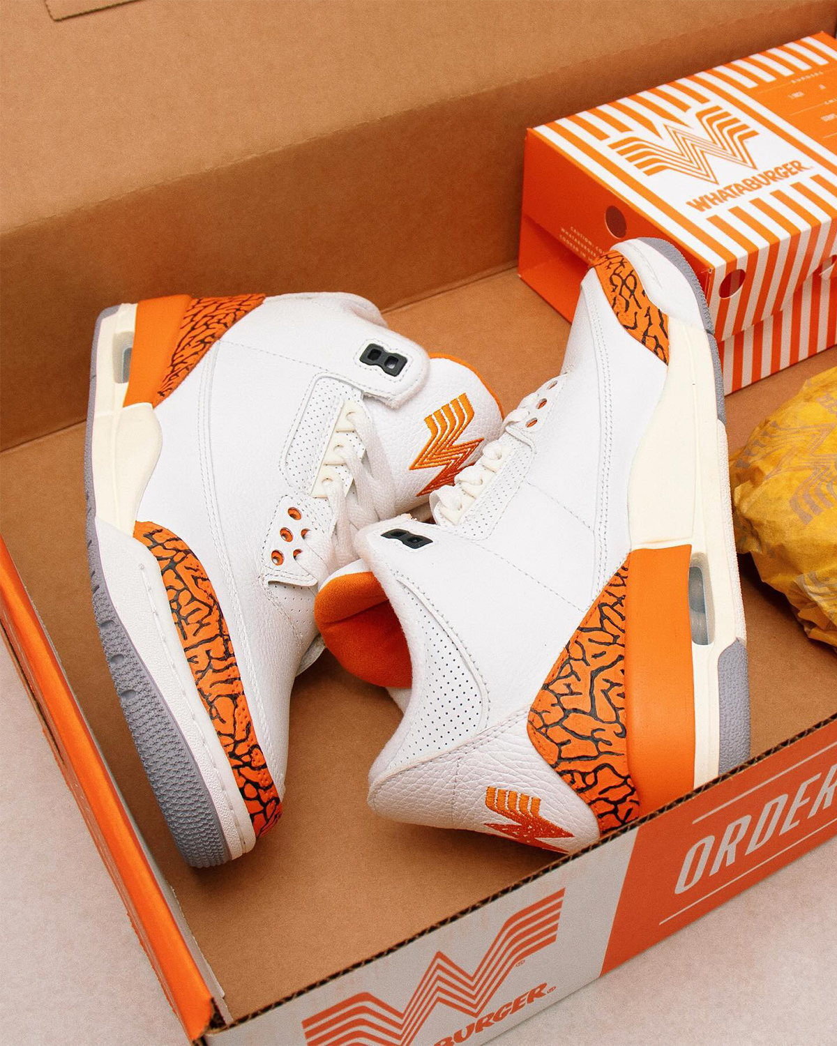 Air Jordan 3 Whataburger Customs 3