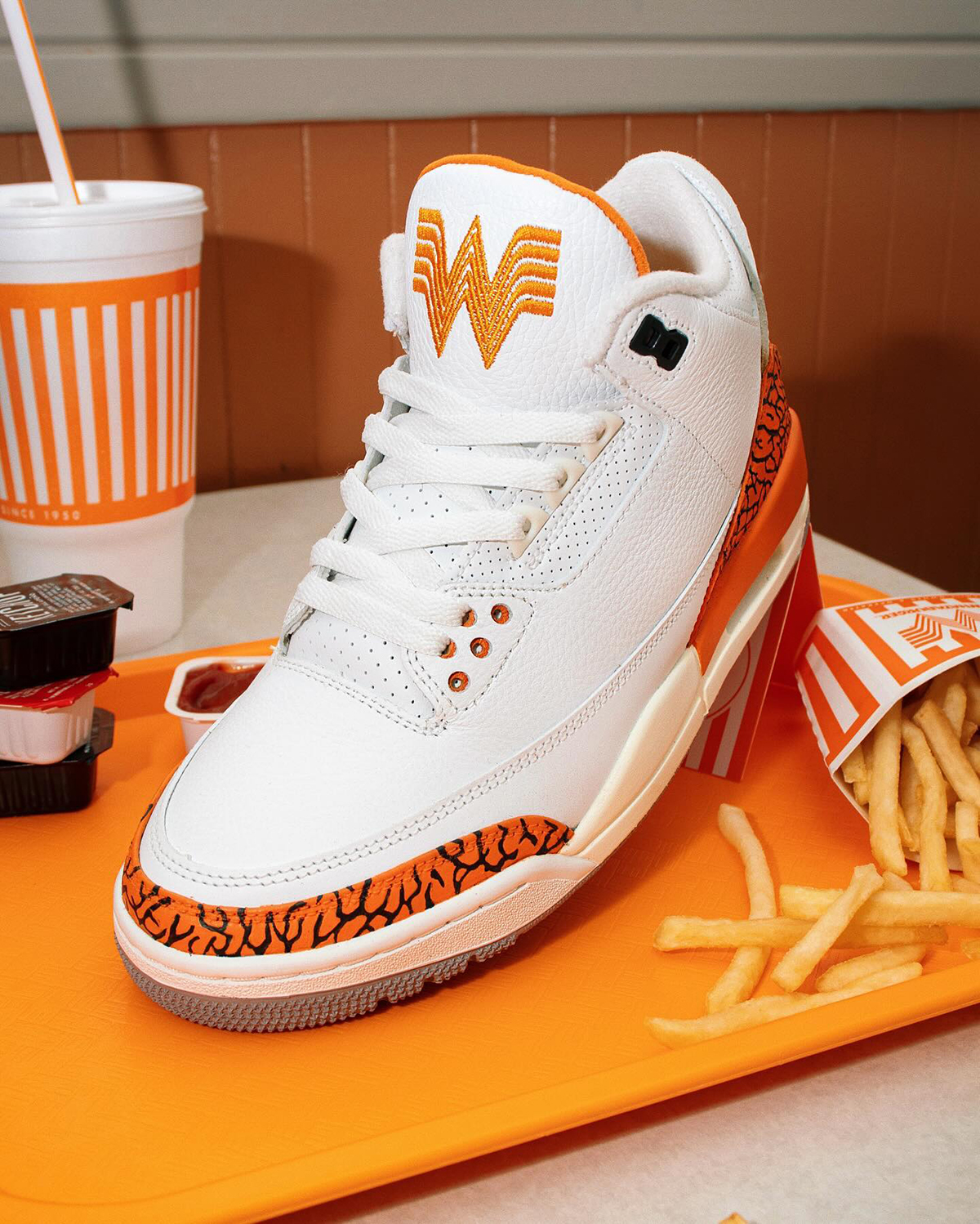 Air Jordan 3 Whataburger Customs 4