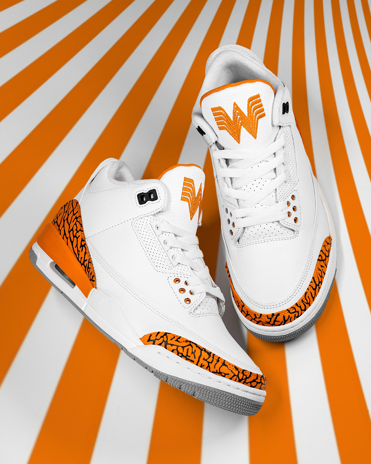 Air Jordan 3 Whataburger Customs 8