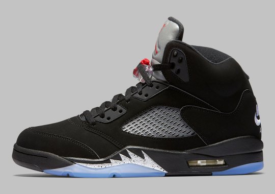 Air Jordan 5 “Black/Metallic” Reimagined Releasing In 2025 With Reflective Piping