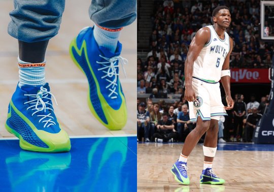 Anthony Edwards Closes Out Regular Season With adidas AE1 “Timberwolves” PE