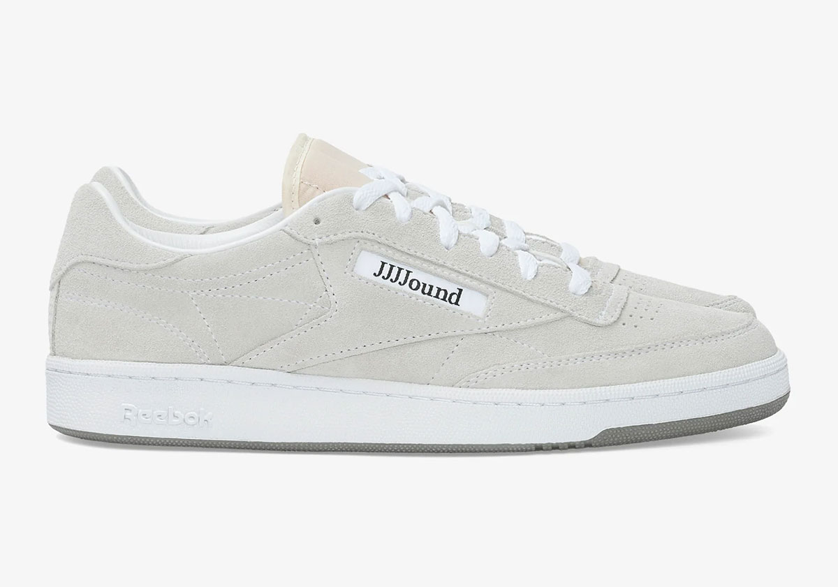 Jjjjound Reebok Club C White Suede 3