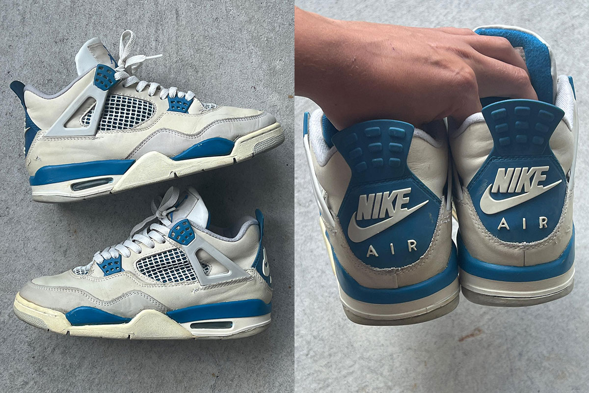 Jordan 4 Military Blue 1989 Og Original