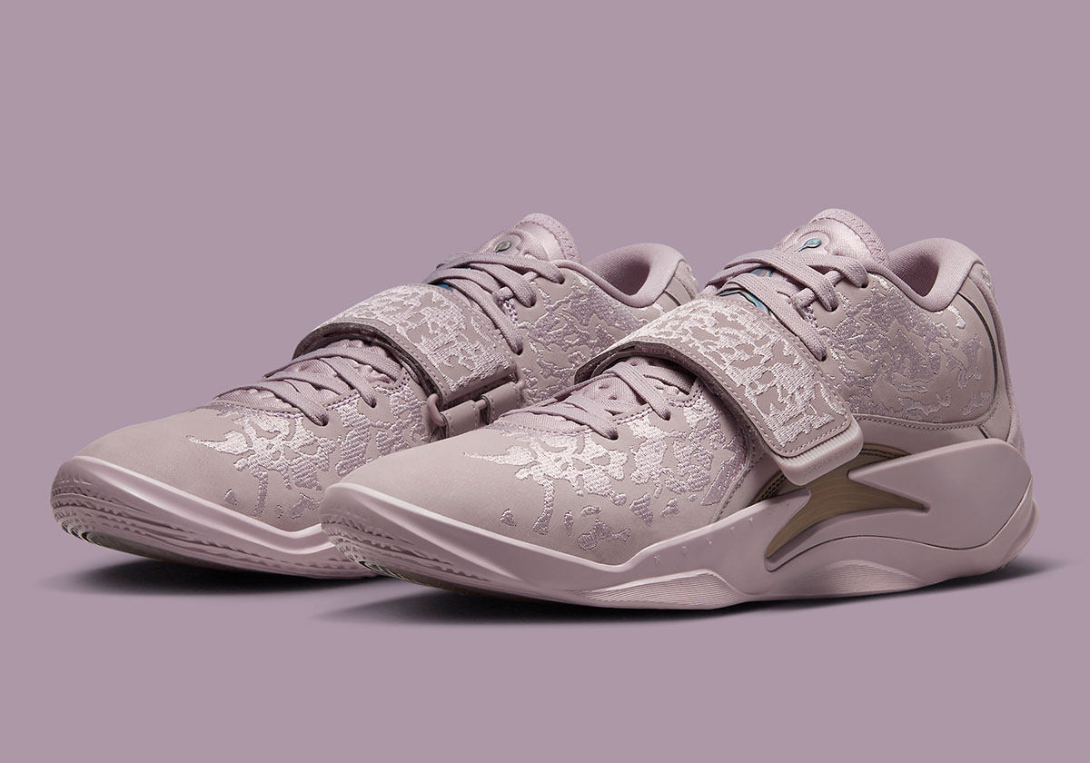 "Orchid" Embroidery Vines Across The Jordan Zion 3 SE