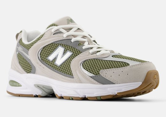 The New Balance 530 Arrives In “Dark Olivine”