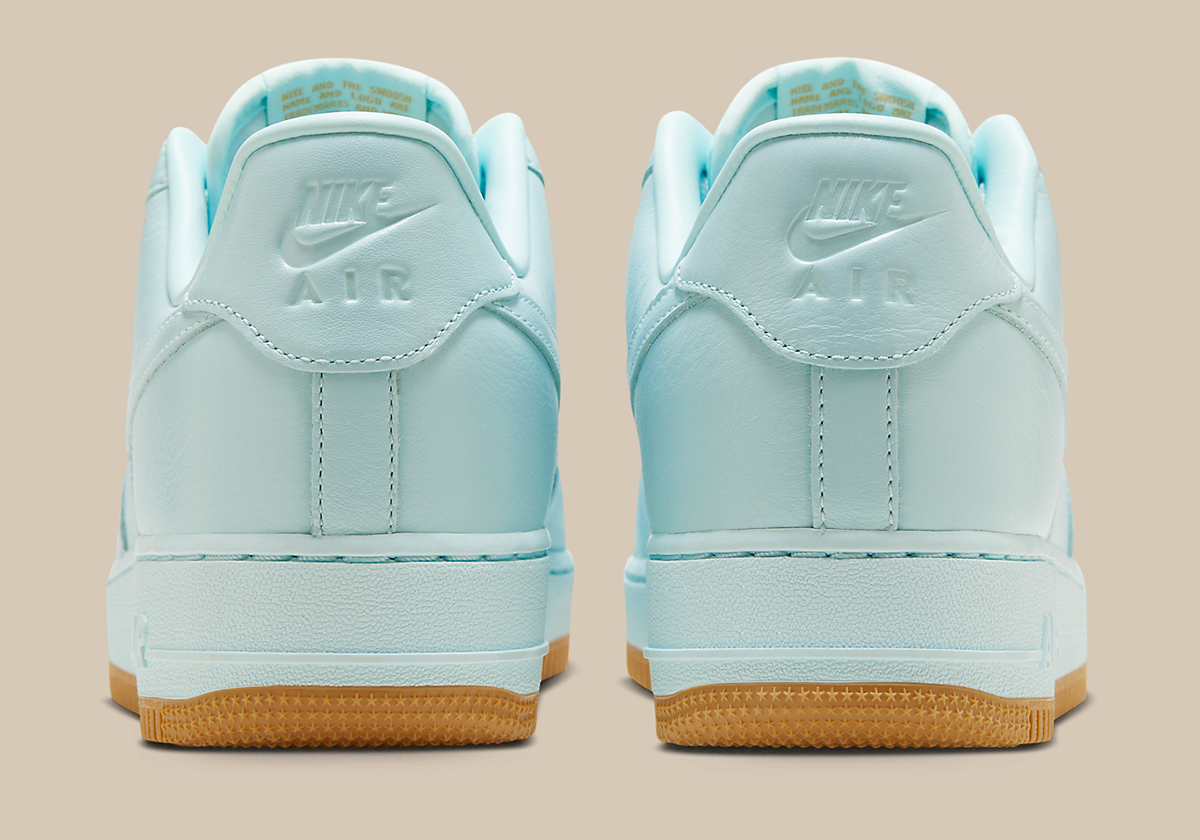 Nike Air Force 1 Low Glacier Blue Gum Yellow Metallic Gold Hf4933 400 3