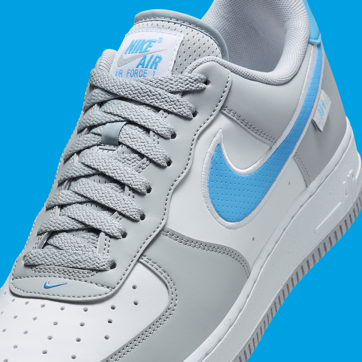 Nike Air Force 1 Low Grey University Blue Hm0721 001 8