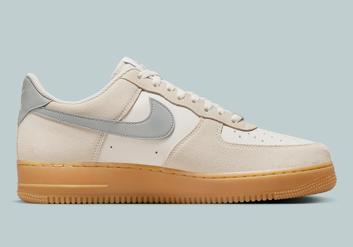 Nike Air Force 1 Low Phantom Light Smoke Grey Gum Yellow Fq8714 002 2