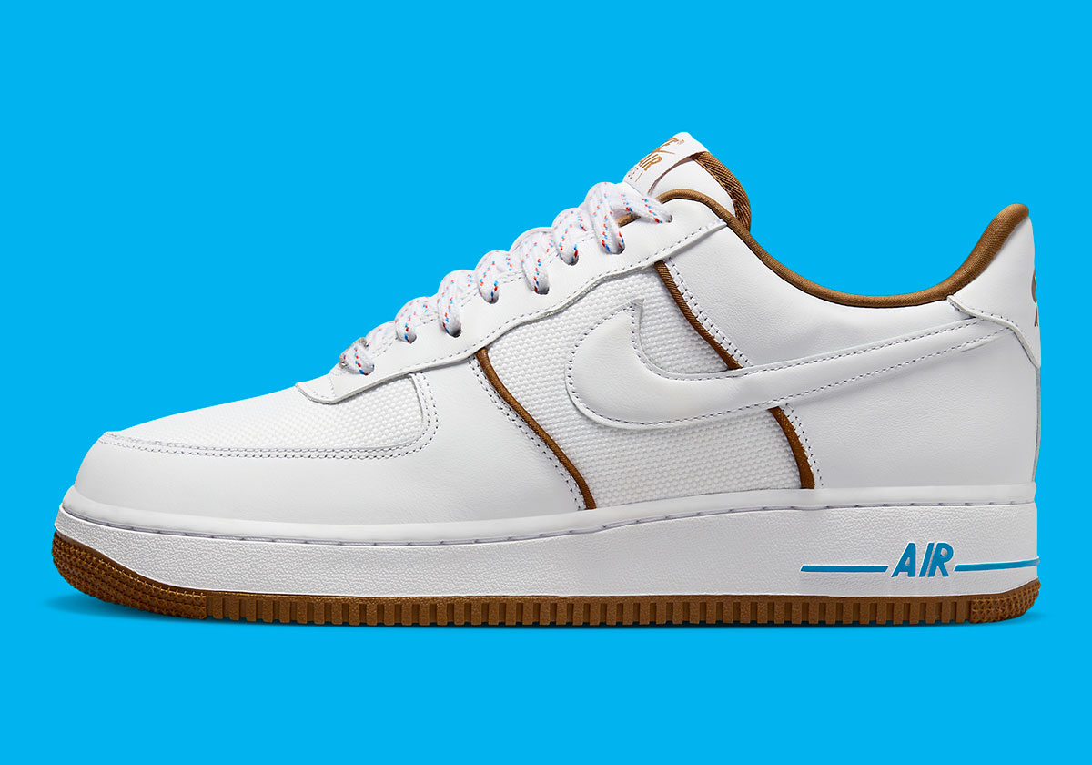 Nike Air Force 1 Low White Light British Tan Photo Blue Fn5757 100 5