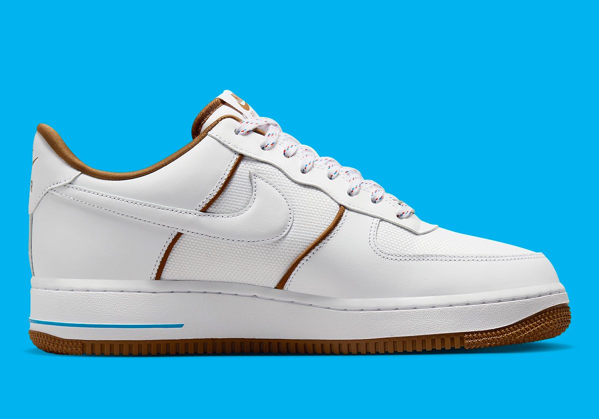 Nike Air Force 1 Low White Light British Tan Photo Blue Fn5757 100 6