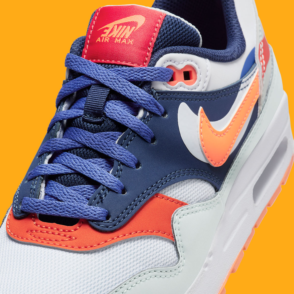 Nike Air Max 1 Gs Multi Color Upside Down Logo Fq7407 001 5