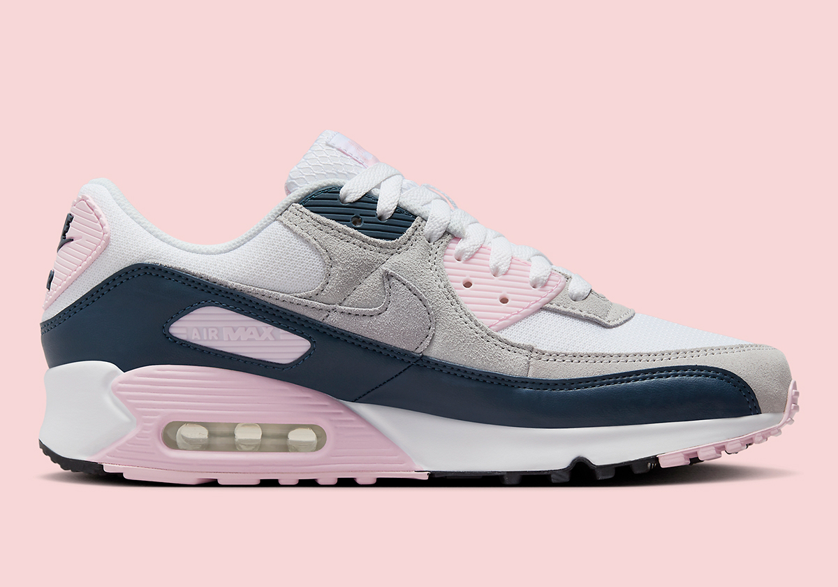 Nike Air Max 90 Neutral Grey Navy Pink Dm0029 106 4