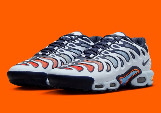 The Nike Air Max Plus Drift Goes Subzero In “Football Grey/Aquarius Blue”