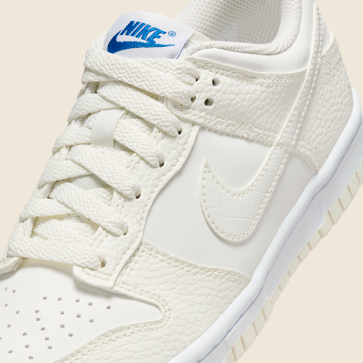 Nike Dunk Low Gs Sail White Blue Fv7472 100 8