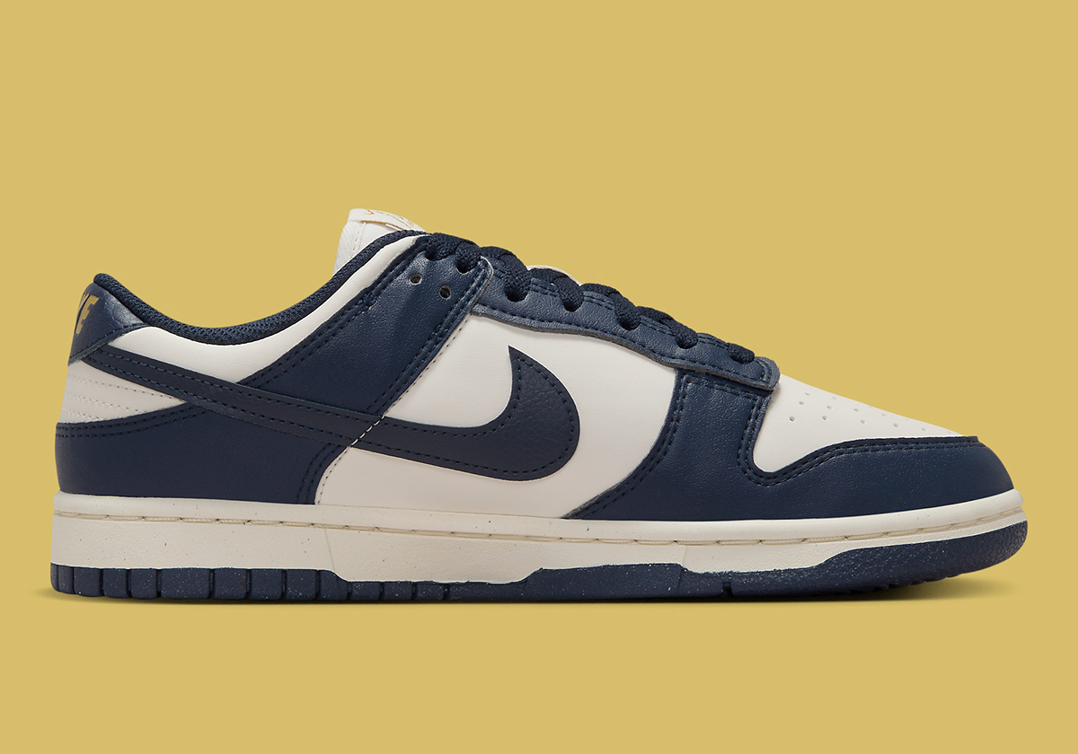 Nike Dunk Low Navy Sail Gold Fz6770 001 1