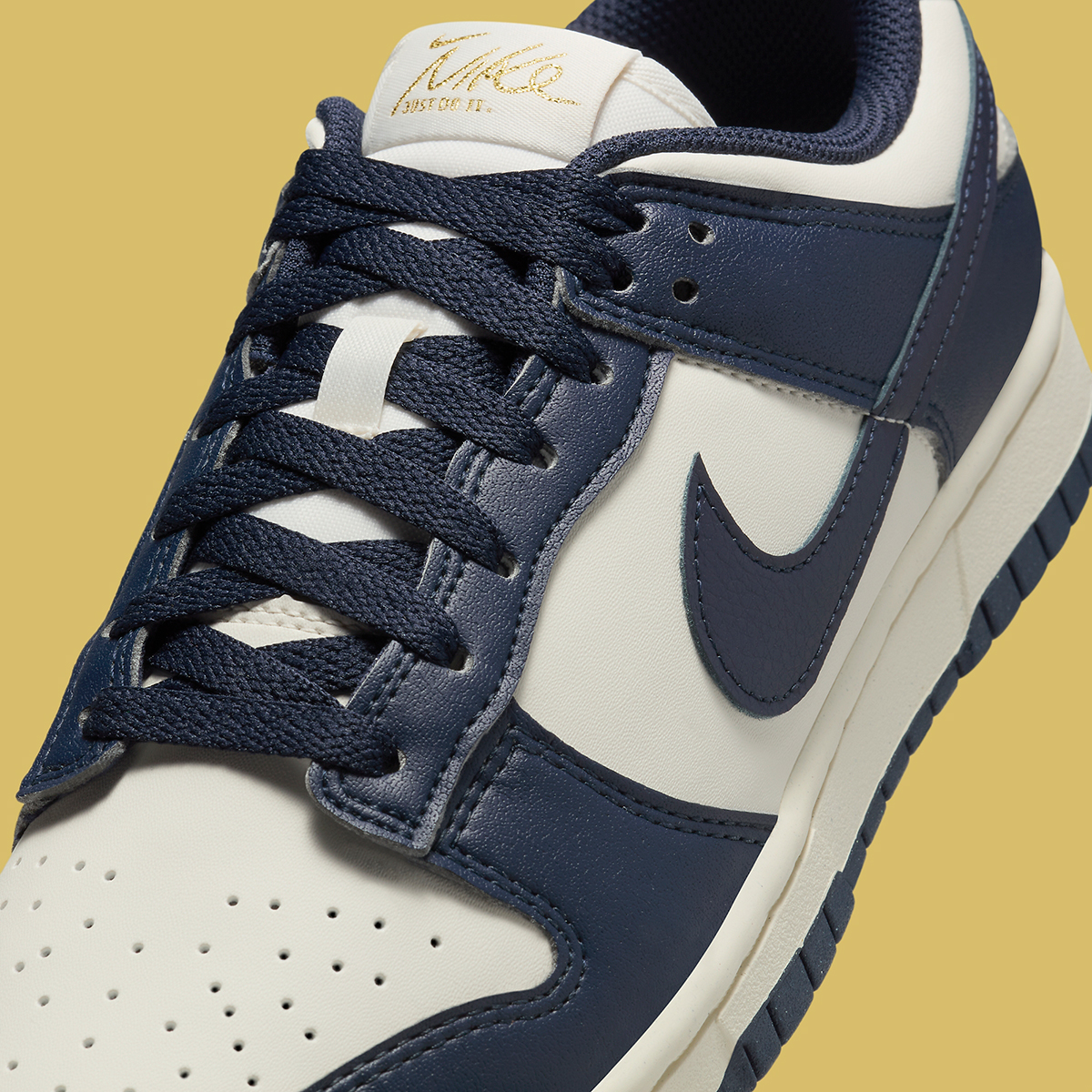 Nike Dunk Low Navy Sail Gold Fz6770 001 2