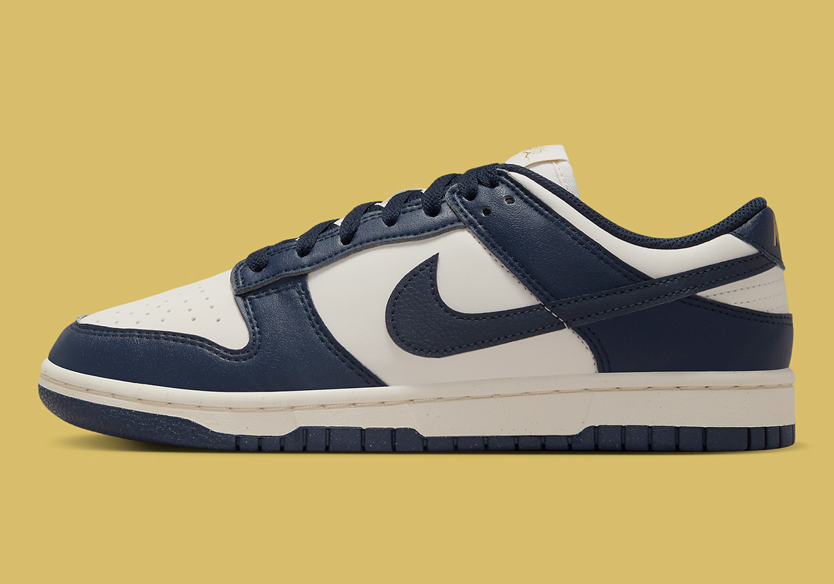 Nike Dunk Low Navy Sail Gold Fz6770 001 3