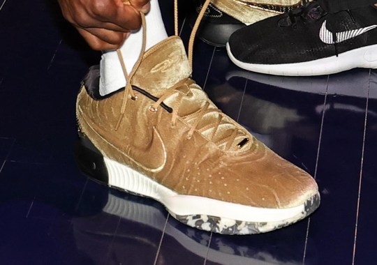 LeBron James Ends 2023-2024 NBA Season With Nike LeBron 21 “Gold” PE