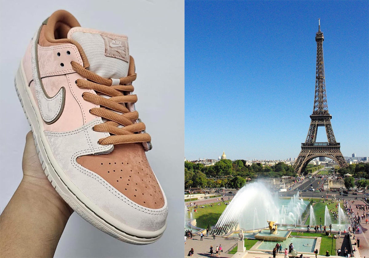 Nike Highlights Trocadéro Gardens Of Paris With The SB Dunk Low