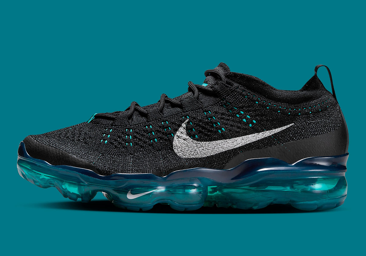 Nike Vapormax Flyknit 2023 Black Rapid Teal Aquamarine Dv6840 004 3