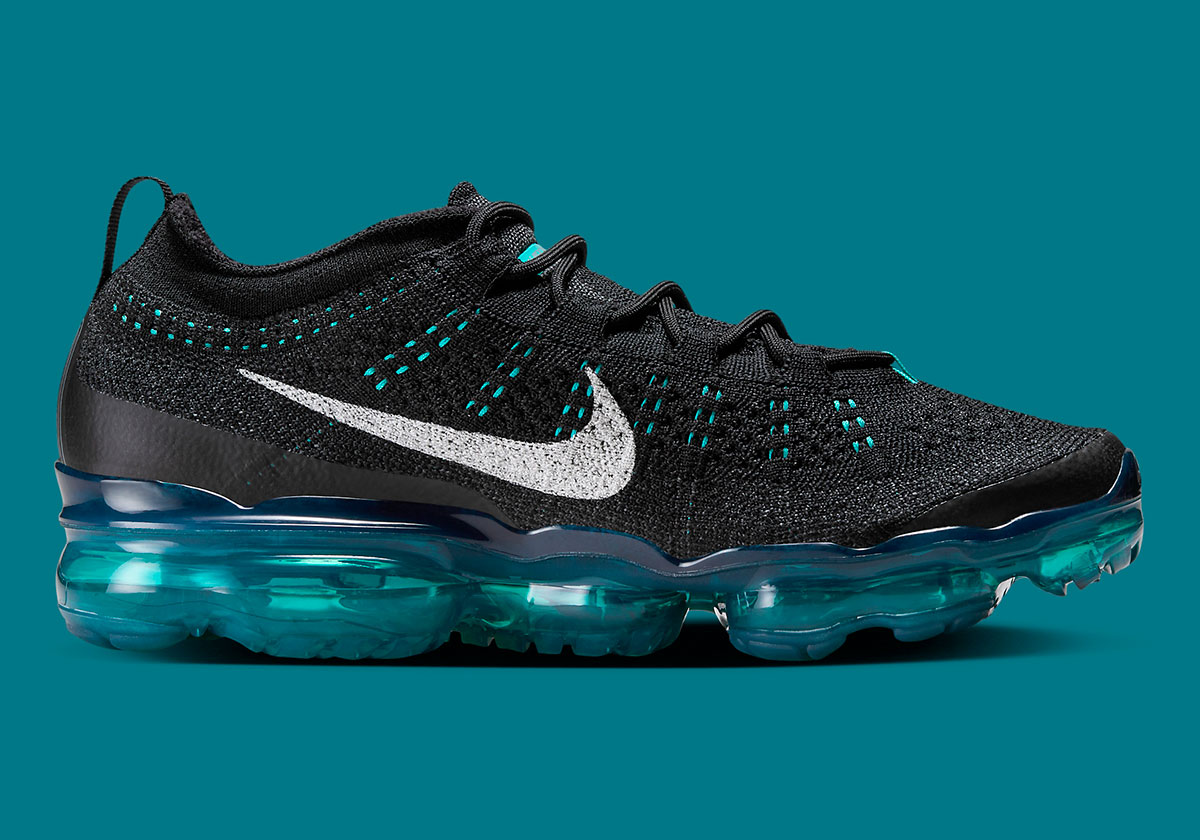 Nike Vapormax Flyknit 2023 Black Rapid Teal Aquamarine Dv6840 004 6