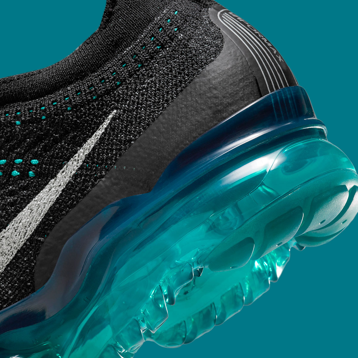 Nike Vapormax Flyknit 2023 Black Rapid Teal Aquamarine Dv6840 004 7