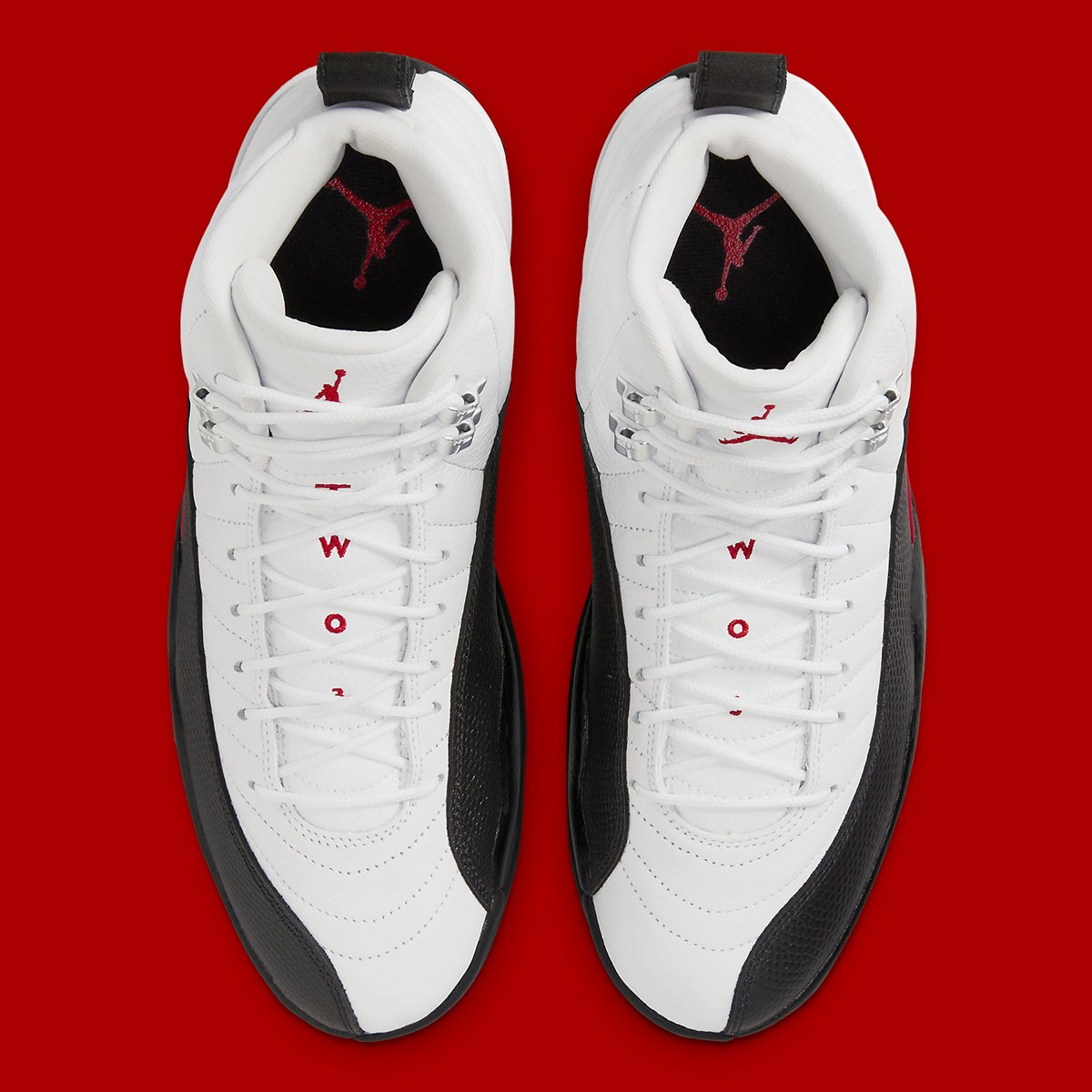 Red Taxi Jordan 12s 6