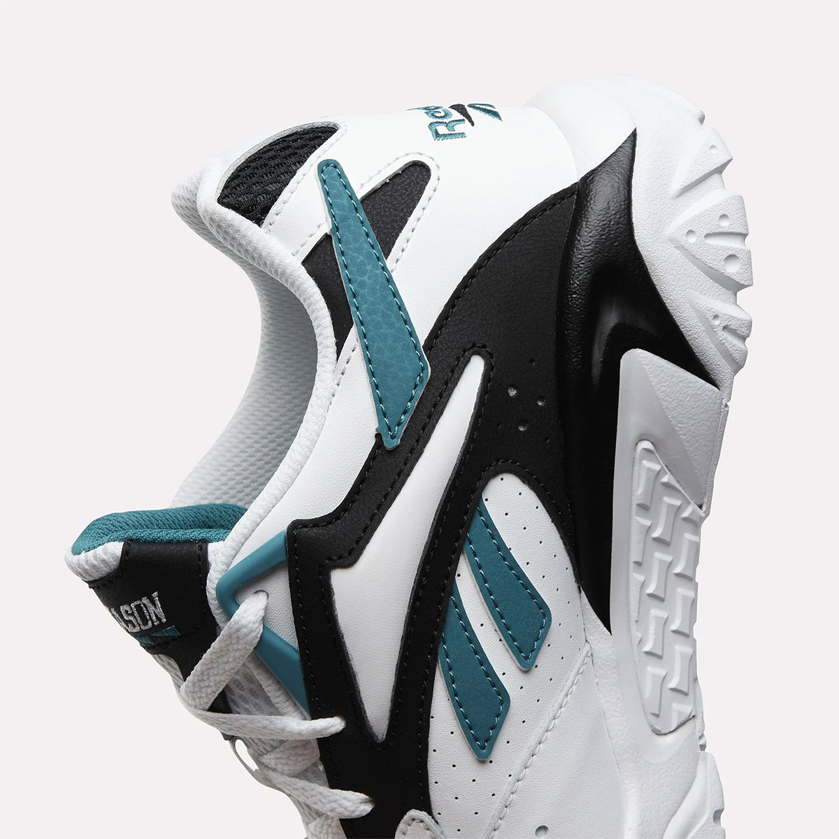 Reebok Preseason 94 Low White Black Teal 100202784 6