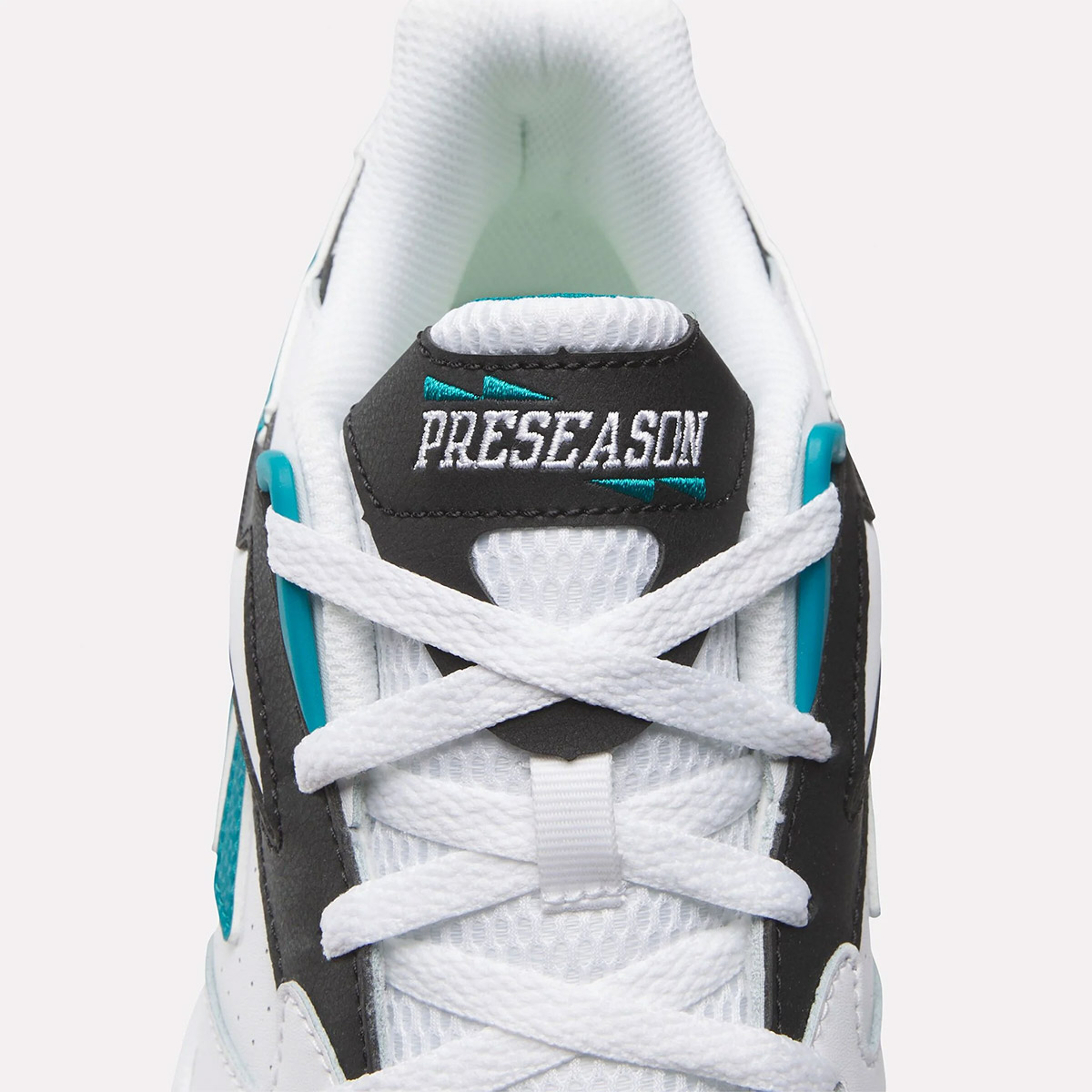 Reebok Preseason 94 Low White Black Teal 100202784 7