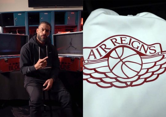 Air Reigns: Roman Reigns Gifted Custom Jordan Sneakers For Wrestlemania 40